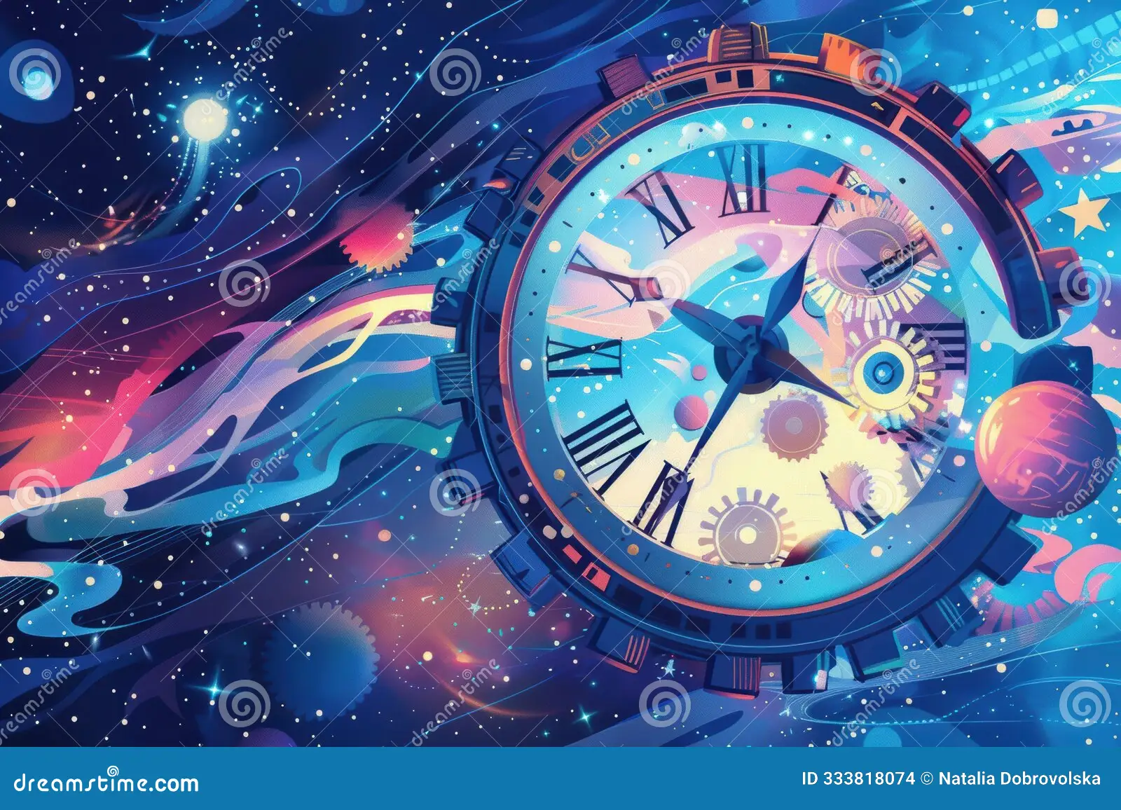 abstract-time-concept-clocks-gears-digital-elements-333818074